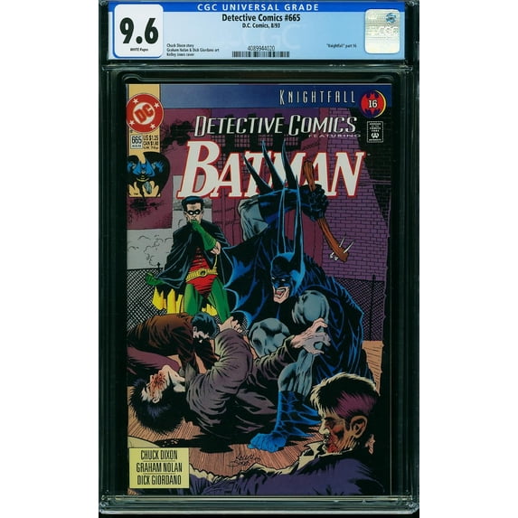 Detective Comics #665 - CGC 9.6 Comic Book