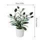 thumbnail image 3 of Ramas de olivo artificiales para patios interiores | Decoración con follaje artificial realista | Adornos de plantas de plástico realistas para arreglos de mesa y jarrones en el hogar, 3 of 7