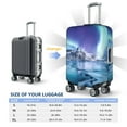 thumbnail image 3 of Cauagu Night At Lake Aurora 1 Print Travel Luggage Cover,Travel Dust-proof Suitcase Cover Softside Suitcase Protector for 18-32inch,Not Included Suitcase, 3 of 8