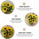 thumbnail image 2 of 2 manojos de decoración de girasol artificial flor de simulación única flor decorativa, 2 of 5