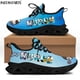 thumbnail image 1 of Zapatillas deportivas informales de malla para enfermera, ligeras, con plataforma y cordones, para mujer, para correr,, 1 of 6