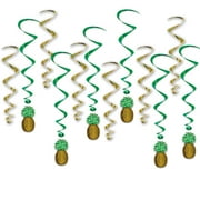 Beistle - Pineapple Whirls - 17½"-31" - Pack of 6
