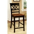 thumbnail image 4 of Maxey Transitional Wood 24 Inch Counter Height Stool in Black Set of 4, 4 of 9