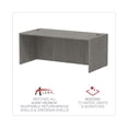 thumbnail image 4 of Alera Valencia Series Straight Front Desk Shell, 71" x 35.5" x 29.63", Gray, 4 of 9