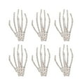 thumbnail image 2 of Pinzas para el cabello de hueso, pinzas para el cabello con mano de esqueleto, pinzas para el cabello con diamantes de imitación, pinzas para el cabello con mano de esqueleto, probadas profesionalmente, 2 of 8