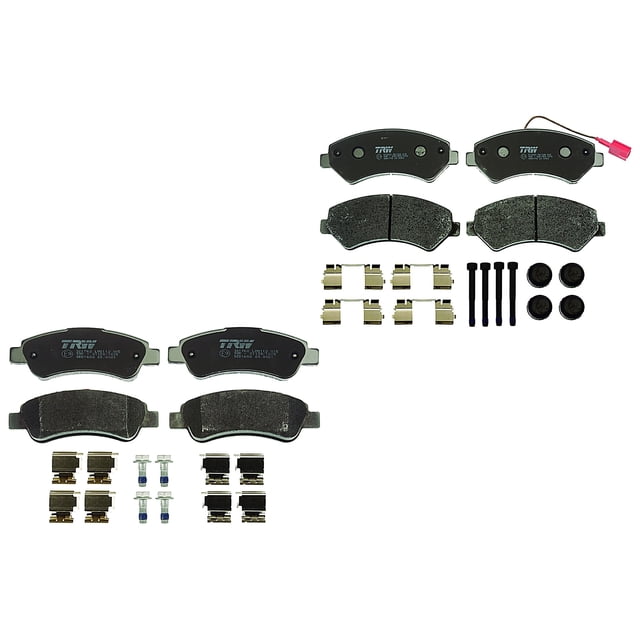 Set Balatas Bajos Metales TRW 2009 A 2018 Peugeot Kit Completo