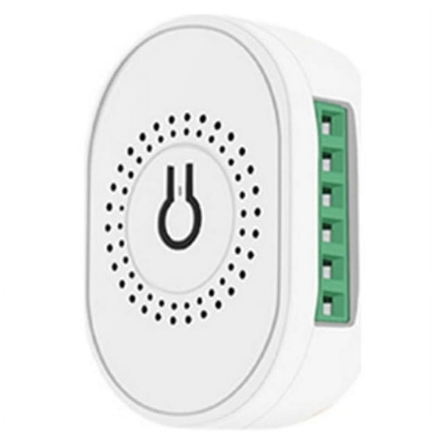 Módulo de interruptor de ventilador de techo inteligente Tuya WiFi con reinicio de modo dual por voz para Google Home blanco