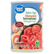 Great Value Italian-Style Stewed Tomatoes with Basil, Garlic & Oregano, 14.5 oz