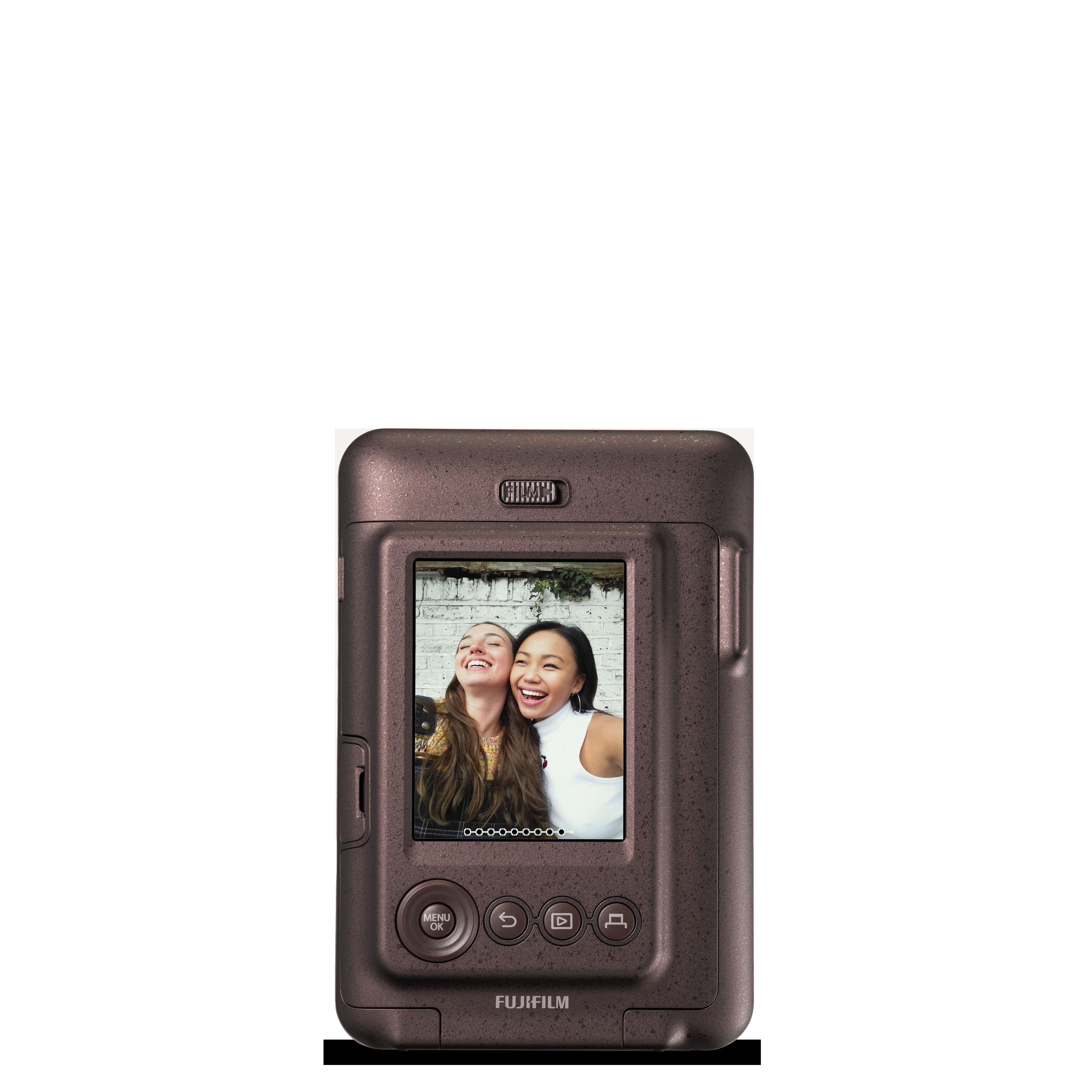 Fujifilm, Instax mini Liplay Hybrid Instant Camera, Deep Bronze 