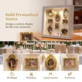thumbnail image 3 of DIY Mini Gold Frames Silhouette Box – Upgrade Shadow Box Frame Kit with Miniature Museum & Figurines, Celebrate Memories in Style – For Anniversary, Wedding, Birthday & Home Decor, 3 of 8