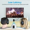 thumbnail image 4 of Bluetooth 5.0 Transmitter Receiver, 2-in-1 Wireless Audio Adapter,3.5mm AUX RCA Adapter for TV PC Headphones Car Home Stereo System, 4 of 7