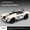 boxed white, variant on 1:24 1965 Shelby Cobra Convertible Roadster Model Simulation Sound Light Pulling Tire Shock Absorbing Boys Birthday Gift