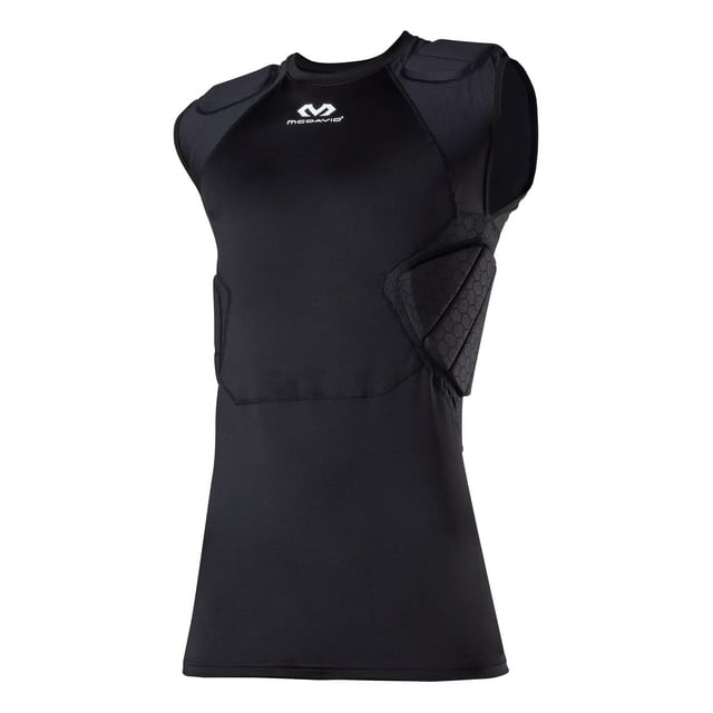 McDavid MD7935-00001-AS Rival Chemise Intégrée/5-Pad Noir AS