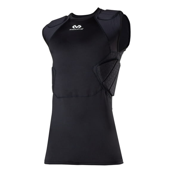 McDavid MD7935-00001-AS Rival Integrated Shirt/5-Pad Black AS
