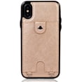thumbnail image 2 of PU Leather Wallet Case for iPhone Xs Max Necklace Lanyard Case Cover with Card Holder Adjustable Detachable Anti-Lost Neck Strap for Apple iPhone Xs Max,Gold, 2 of 14