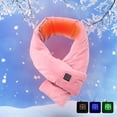 thumbnail image 5 of MIASHUI USB Heated Scarf with Three Temperature Settings for Winter Sports and Outdoor Warmth Pink, 5 of 7