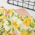 thumbnail image 6 of IROINNID Toddler Girl's Flying Sleeve Sundress Strapless Round Neck Floral Printed Casual Summer Dress with Bowknot 1-5Years, 6 of 8