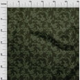 thumbnail image 3 of oneOone Cotton Jersey Green Fabric Floral Quilting Supplies Print Sewing Fabric By The Yard 58 Inch Wide, 3 of 5