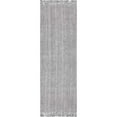 thumbnail image 2 of Nuloom 8'6 x 11'6 Hand Woven Chunky Loop Jute Rug in Gray, 2 of 4