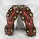 thumbnail image 2 of New Balance Mens 2004 NBG2004 White Golf Cleats Shoes Size 11 Black Red, 2 of 6