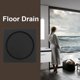 thumbnail image 5 of Kunmingshisd (100x100x25 mm) Drenaje de Piso de Ducha Cuadrado, Escurridor de Drenaje de Piso de Ducha de baño Negro con Cubierta Redonda extraíble para Accesorios de baño de Hotel de Cocina, 5 of 5