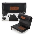 thumbnail image 2 of Wrangler Purses for Women Small Wallets Money Organizers Trifold Clutch Purse Fashion Credit Card Cash Wallet, Leopard-Print, 2 of 5