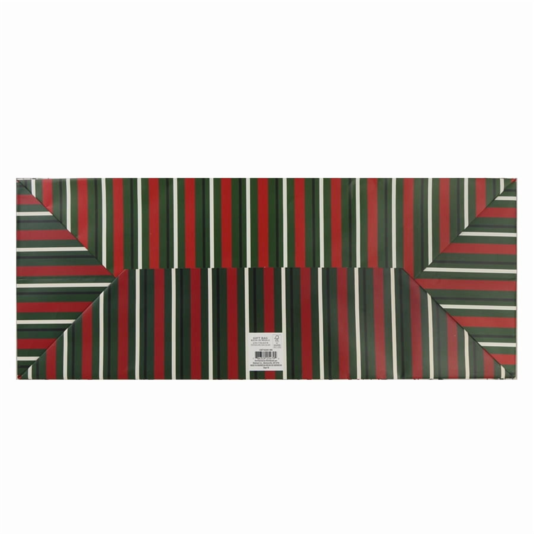 Super Jumbo Red and White Vintage Car Christmas Paper Gift Bag, 22" x 8.67" x 17", by Holiday Time