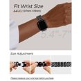 thumbnail image 6 of Dwitch iWatch Bands for Women Compatible with Apple Watch Band 38mm 40mm 41mm Adjustable Metal Band Cowboy Steel Chain Bracelet for iWatch Series 9/8/7/6/5/4/3/2/1/SE,Black, 6 of 8