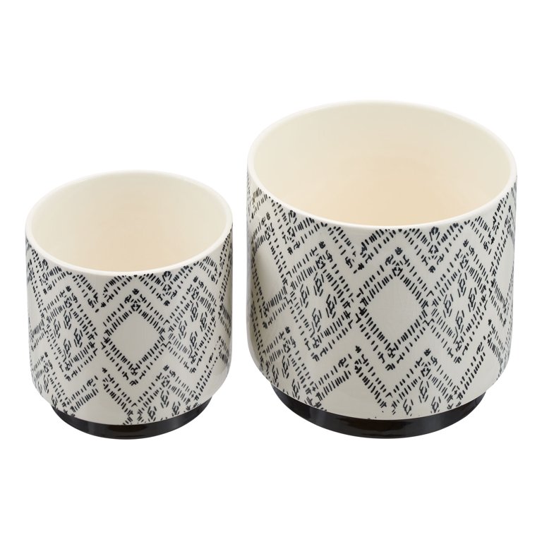 Better Homes & Gardens Levi 6/8inch Nested Ceramic Planters ...