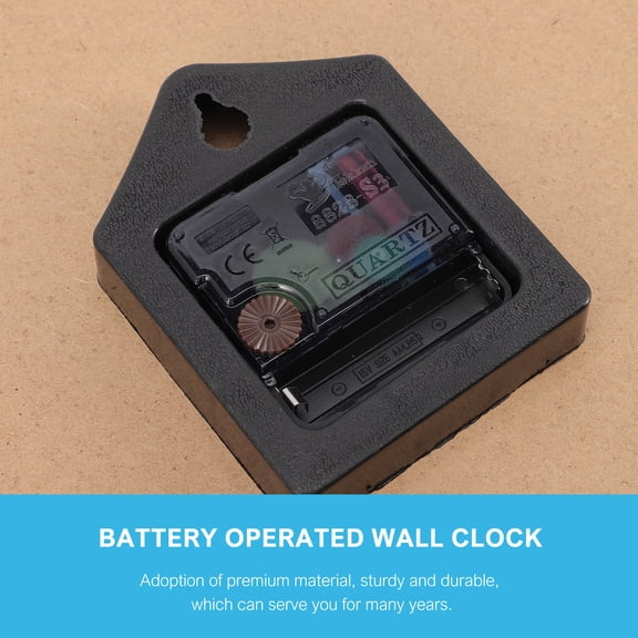 FOMIYES Sky Silent Wall Clock with Frameless Modern Design, Battery Operated for Home and Office Use