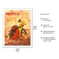 thumbnail image 2 of Mexico - Bullfighting Matador - Vintage Travel Poster by Carlos Ruano Llopis c.1944 - Bamboo Fine Art 290gsm Paper Print (Unframed) 24x32in, 2 of 4