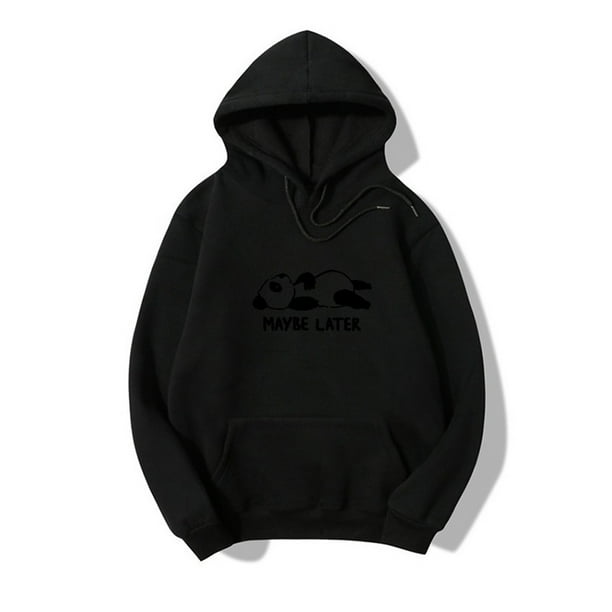 Pntutb Sudaderas con capucha de manga larga con estampado de letras para mujer Sudaderas con bolsillo y cordón Pntutb Pntutb-3383