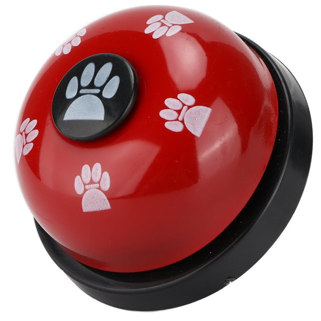 Puppy Training Bell, Dog Buttons For Communication Pet Training Bells For Home Pet Shop Black Base And Red Cover