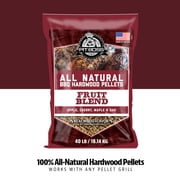 Pit Boss 100% All-Natural Hardwood Fruit Blend BBQ Grilling Pellets, 40 lbs Bag