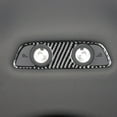 thumbnail image 4 of Soft Carbon Fiber Car Interior Decor Kits For Audi A4 B9 2017-2019 Carbon Fiber Interior Rear Overhead Light Cover Trim Sticker, 4 of 13