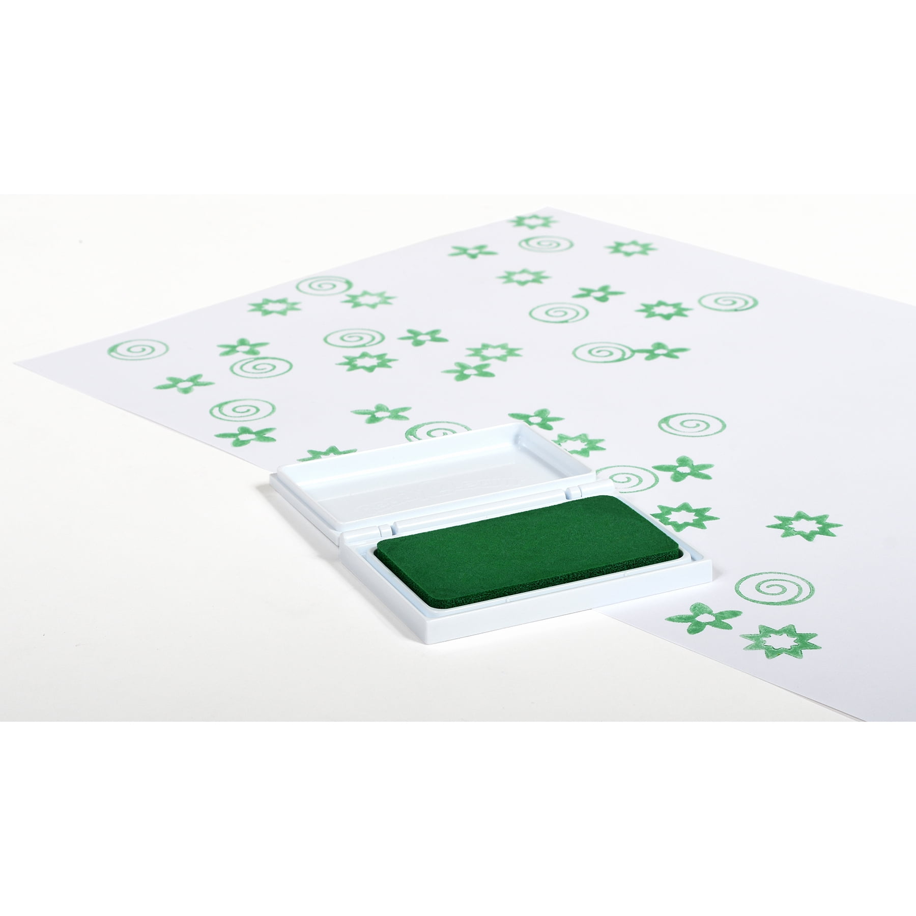 Center Enterprises Ready2Learn Washable Stamp Pad Green Ink Pack of 6 (CE-10043-6)