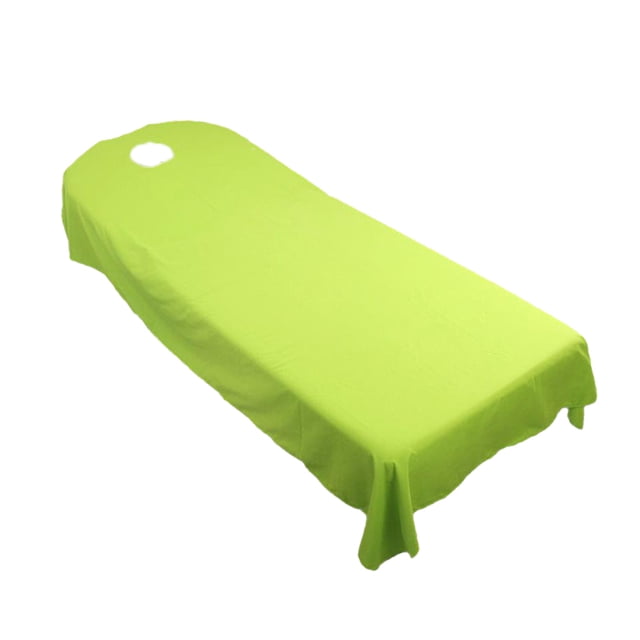 maskred Salon de Beauté Drap de Lit Table de Canapé Vert Multifonction Trou Souffle Couverture Style A 1Set