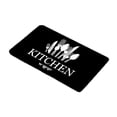 thumbnail image 2 of Retro Kitchen Mat, Jute Woven Floor Rug With Knife Fork Design, Anti-Slip Non-Woven Backing, For Kitchen Living Room Bedroom, 40x60cm, 2 of 3
