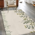 thumbnail image 3 of Eucalyptus 3'x5' Washable Rug, Sage Green Farmhouse Leaf Pastoral Plant Non-Slip Area Rugs for Entryway Kitchen Classroom, StainResistant Dorm Throw Carpet, Low Pile Soft Indoor Floor Mat, 3 of 9