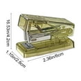 thumbnail image 3 of COM1950s Compact Mini Stapler Portable with Transparent Design,Ergonomic Handheld Grip and Metal Mechanism,2.4X1.1X1.7In Size for Efficient Office Home Use by Adults, 3 of 9
