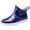 A88 Blue, variant on snilers Short Rain Boots Men Slip On Lightweight Work Waterproof Boots Comfort Non Slip Rubber with PVC Unique Design Casual Outdoor Boots