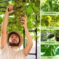 thumbnail image 5 of ABORON 118" L x 79" W x 87" H Extra Large Grape Vine Support, Tall Garden Arch Arbor Gazebo Trellis for Climbing Plants Plastic-Coated Metal Garden Arch Trellis for Climbing Plants Vineyard Outdoor, 5 of 8