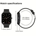 thumbnail image 3 of Nuevo Reloj Inteligente LIGE Para Hombre, Pantalla HD De 4,65 Cm, Pulsera Inteligente Con Llamada BT, Monitor De Salud Para Mujer, Reloj Inteligente Deportivo Resistente Al Agua Para Fitness, 3 of 4