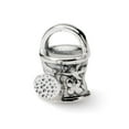 thumbnail image 3 of Watering Can Charm .925 Sterling Silver Antique Finished Reflection Beads, 3 of 6