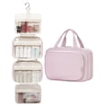 thumbnail image 4 of Neceser de viaje Narwey a rayas para mujer, color rosa empolvado, 4 of 9