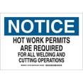 thumbnail image 1 of BRADY 127737 Notice Sign, 10 x 14In, Blk and Ble/White, 1 of 1