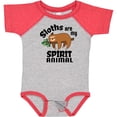 thumbnail image 3 of Inktastic Sloths Are My Spirit Animal with Cute Sloth Illustration Boys or Girls Baby Bodysuit, 3 of 5