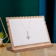 thumbnail image 6 of Necklace Display Stand Necklace Easel Showcase Chain Organizer Shelf Jewelry Organizer Holder for Store Bedroom Shop Decoration White, 6 of 8