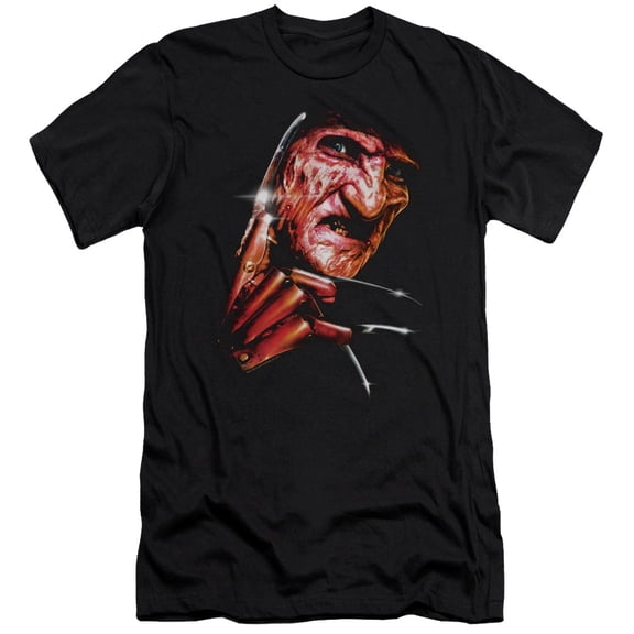 Nightmare On Elm Street - Freddys Face - Premium Slim Fit Short Sleeve Shirt - X-Large