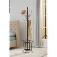 thumbnail image 1 of KB CR1472 69 x 14 x 13 in. Coat Rack with Umbrella Stand - Bronze, 1 of 1